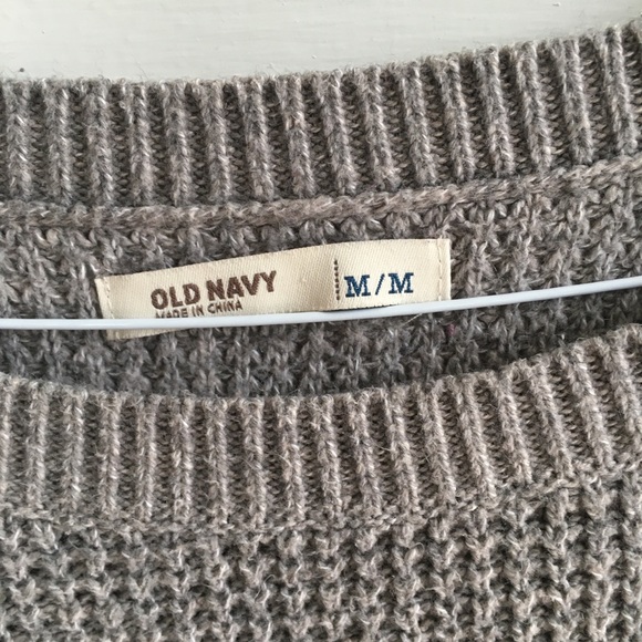 Light Dusty Grey Pullover Sweater - Picture 3 of 6
